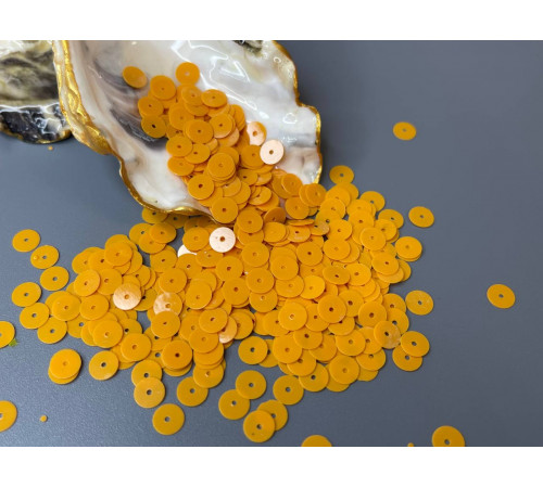 Пайетки Opaque Orange O.29 плоские/ 3 г