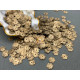Пайетки Цветы Metallic Bronze Matt M.34 / 8 мм