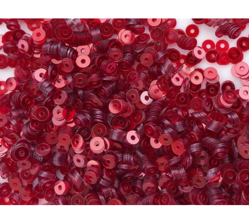Пайетки Красные L.8 Lustre плоские 2 мм / 2 г
