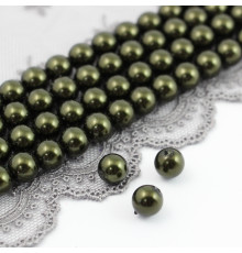 Жемчуг Preciosa Maxima Dark Green 