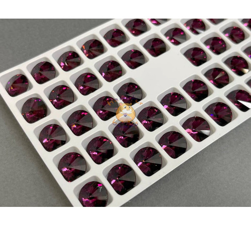Риволи Amethyst 12 мм/ 1 шт