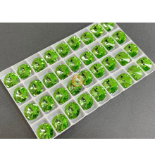 Риволи Peridot 14 мм/ 1 шт
