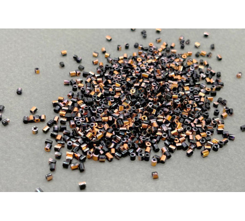 Бисер рубка COTOBE 11/0 - Opaque Black+Sunrise