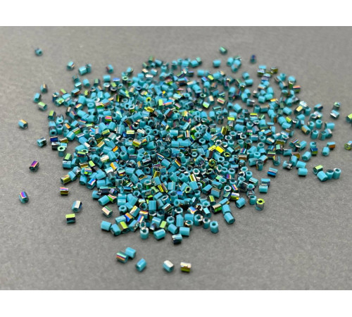 Бисер рубка COTOBE 11/0 - Opaque Turquoise+Vitrail 
