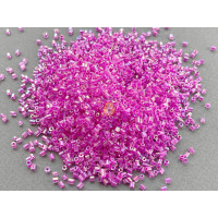 Бисер сатиновая рубка 10/0 - Fuchsia AB Китай (10 г)