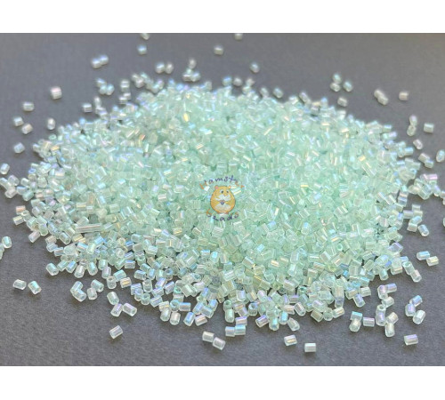 Бисер сатиновая рубка 10/0 - Light Mint AB Китай (10 г)