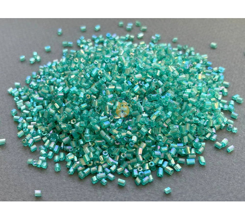 Бисер сатиновая рубка 10/0 - Seafoam Green AB Китай (10 г)