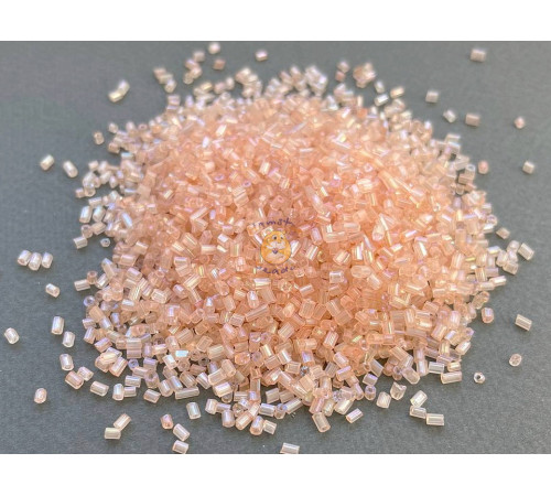 Бисер сатиновая рубка 10/0 - Light Peach AB Китай (10 г)