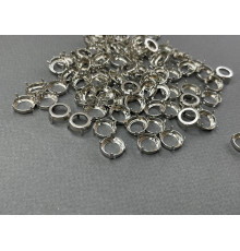 Оправы для риволи 12 мм Платина /Sew-on 4 holes. Josef Berg 