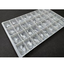 Подвеска Капля Crystal 16x9,5 мм