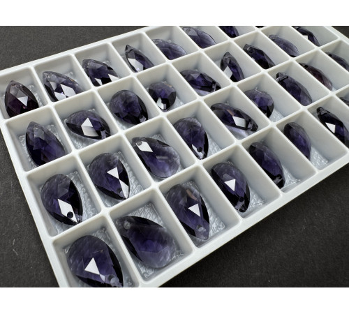 Подвеска Капля Tanzanite 16x9,5 мм