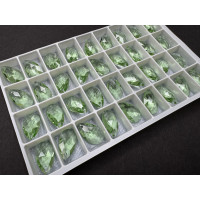 Подвеска Капля Peridot 16x9,5 мм