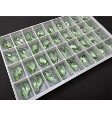 Подвеска Капля Peridot 16x9,5 мм