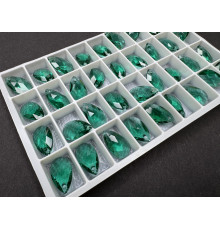 Подвеска Капля Emerald 16x9,5 мм