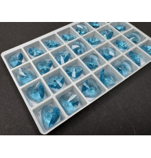 Подвеска Сердце Aquamarine 14×14 мм