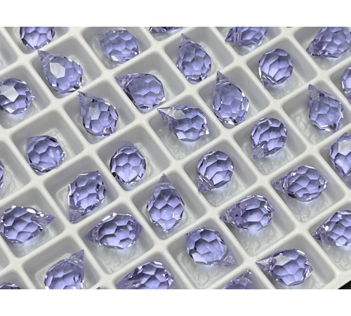 Подвеска - капля Violet 10x6 мм