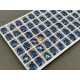 Стразы Капли лаковые Twilight Blue Moka 10×7 мм/ оправа никель
