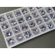 Подвеска Эдельвейс Crystal Vitrail Light 14×14 мм