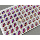 Стразы Наветт Crystal Violet Blue 10×5 мм/ оправа никель