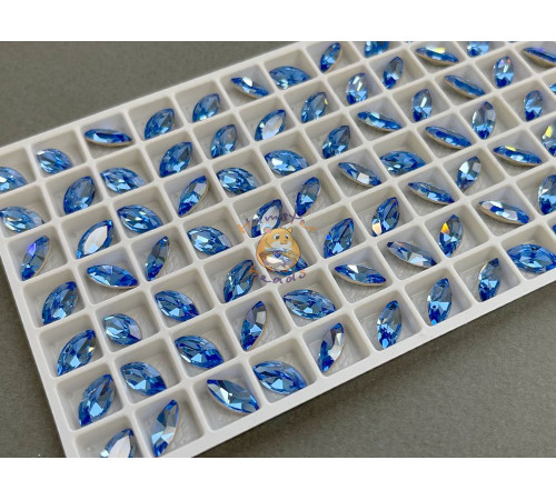 Стразы Наветт Light Sapphire 10x5 мм