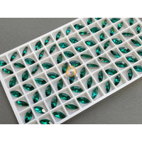 Стразы Наветт Emerald 10x5 мм