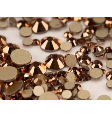 Стразы клеевые Crystal Rose Gold ss4-ss16, 1г