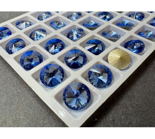 Риволи Sapphire 10 мм/ 1 шт (без оправы)