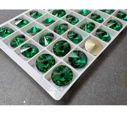 Риволи Emerald 12 мм/ 1 шт (без оправы)