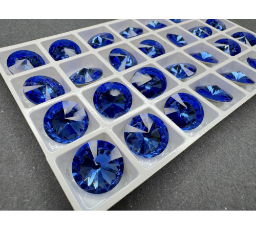 Риволи Sapphire 14 мм/ 1 шт (без оправы)