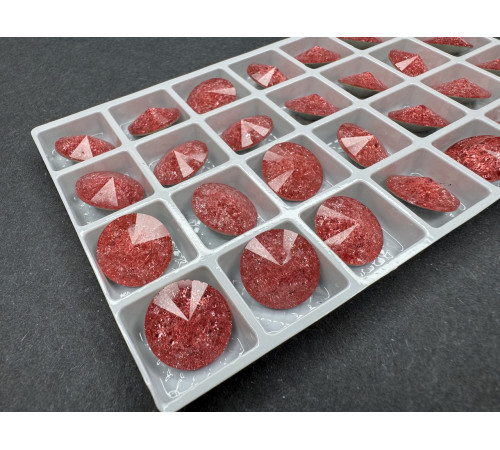 Риволи сахарные Rose Ice 14 мм/ 1 шт (без оправы)