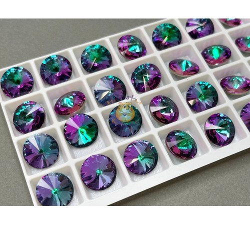 Риволи Crystal Heliotrope 14 мм/ 1 шт (без оправы)