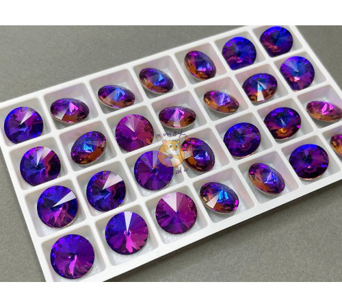 Риволи Crystal Violet Blue 14 мм/ 1 шт (без оправы)