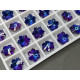 Подвеска Снежинка Crystal Violet Blue  14×14 мм
