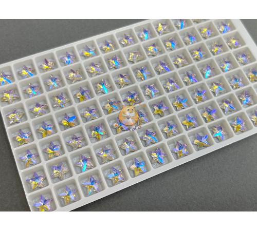 Стразы Звезды Crystal Paradise Shine без оправы 8×8 мм