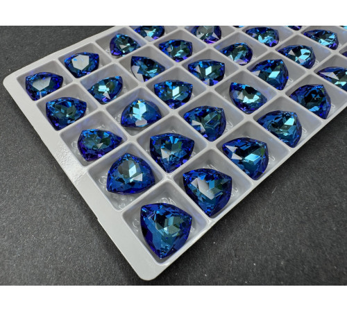Кристалл Триллиант Crystal Bermuda Blue 12 мм/ 1 шт (без оправы)