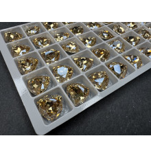 Кристалл Триллиант Crystal Golden Shadow 12 мм/ 1 шт (без оправы)