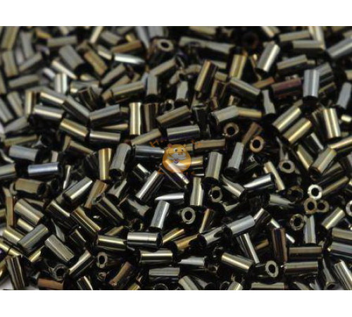 Стеклярус TOHO Bugles TB-01-83 - Metallic Iris - Brown  3x1,6 mm / 5 г