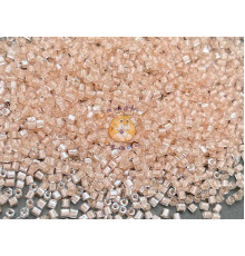 Бисер TOHO Hexagon 11/0 TH-11-1068 - Inside Color Crystal/Blush Lined / 5г