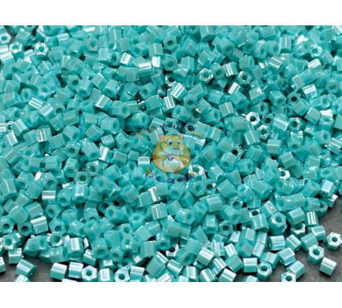 Бисер TOHO Hexagon 11/0 TH-11-132 - Opaque Lustered Turquoise / 5г