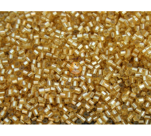 Бисер TOHO Hexagon 11/0 TH-11-22F - Silver Lined Frosed Lt. Topaz / 5г