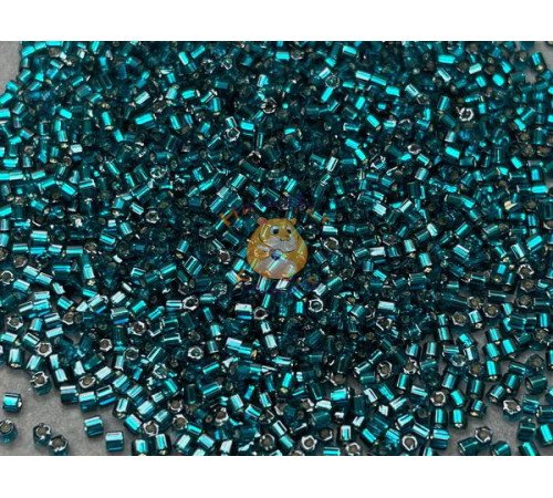 Бисер TOHO Hexagon 11/0 TH-11-27BD - Silver Lined Teal / 5г
