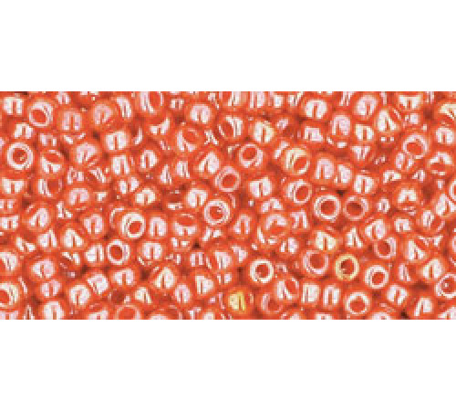 Бисер TOHO Round 11/0 TR-11-129 - Opaque Lustered Pumpkin