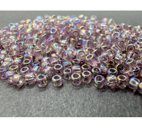 Бисер TOHO Round 11/0 TR-11-166 - Transparent Rainbow Lt. Amethyst