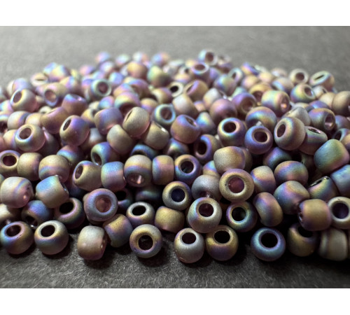 Бисер TOHO Round 11/0 TR-11-166CF - Transparent Rainbow Frosted Amethyst