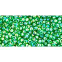 Бисер TOHO Round 11/0 TR-11-167 - Transparent Rainbow Peridot