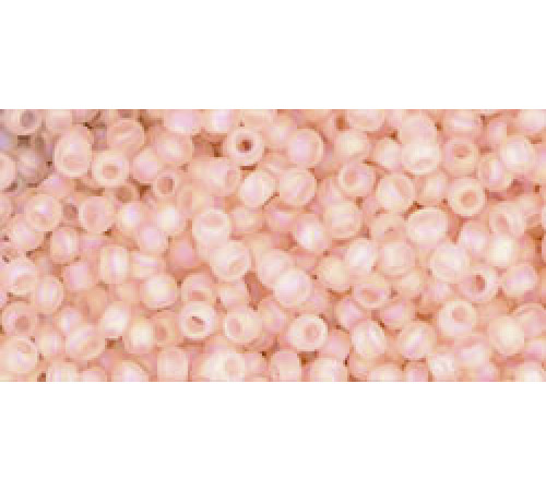 Бисер TOHO Round 11/0 TR-11-169F - Transparent Rainbow Frosted Rosaline