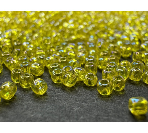 Бисер TOHO Round 11/0 TR-11-175 - Transparent Rainbow Lemon