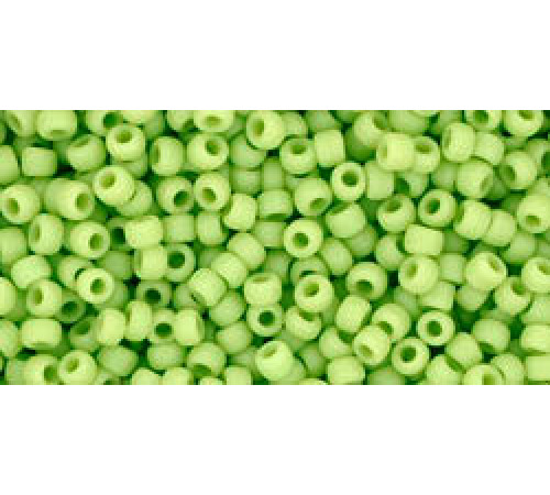 Бисер TOHO Round 11/0 TR-11-44F - Opaque Frosted Sour Apple
