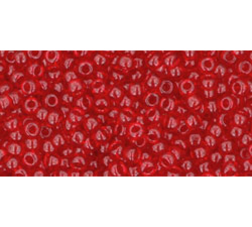 Бисер TOHO Round 11/0 TR-11-5C - Transparent Ruby