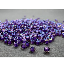 Бисер TOHO Round 11/0 TR-11-928 - Inside Color Rainbow Rosaline/Opaque Purple Lined
